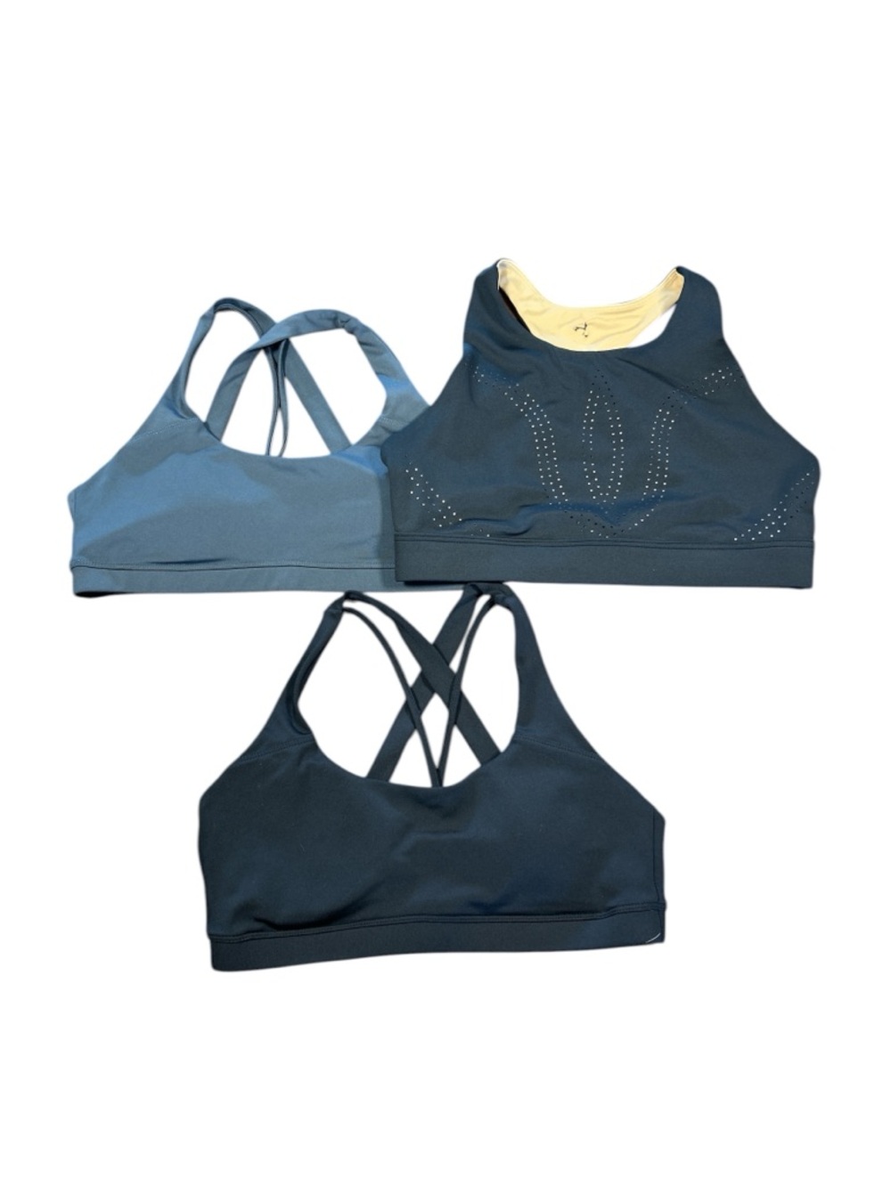Buffbunny Collection Set of 3 Sports‎ Bras Size Small EUC